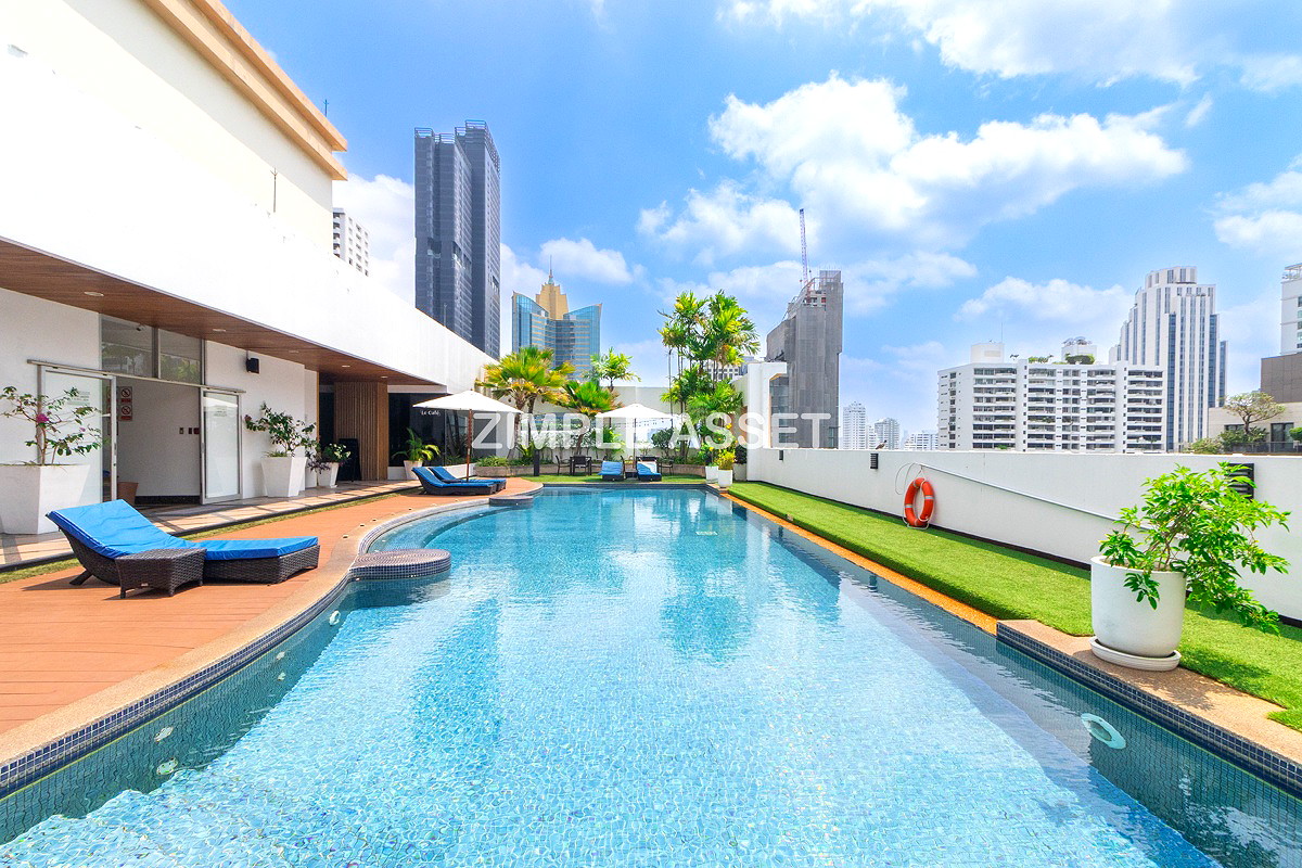 Pictures of Luxury residence in center of Asoke, fully furnished with cleaning service and pet-friendly.  39/52