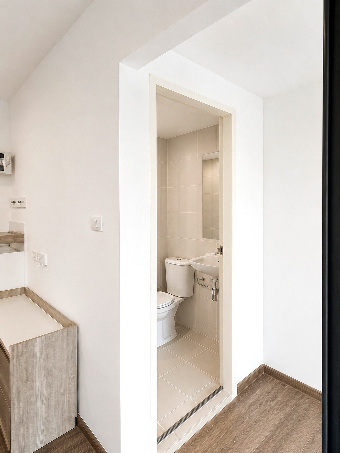 Pictures of Newly furnished room, conveniently located near BTS & MRT Samrong Station  just one stop to Siam.  8/15