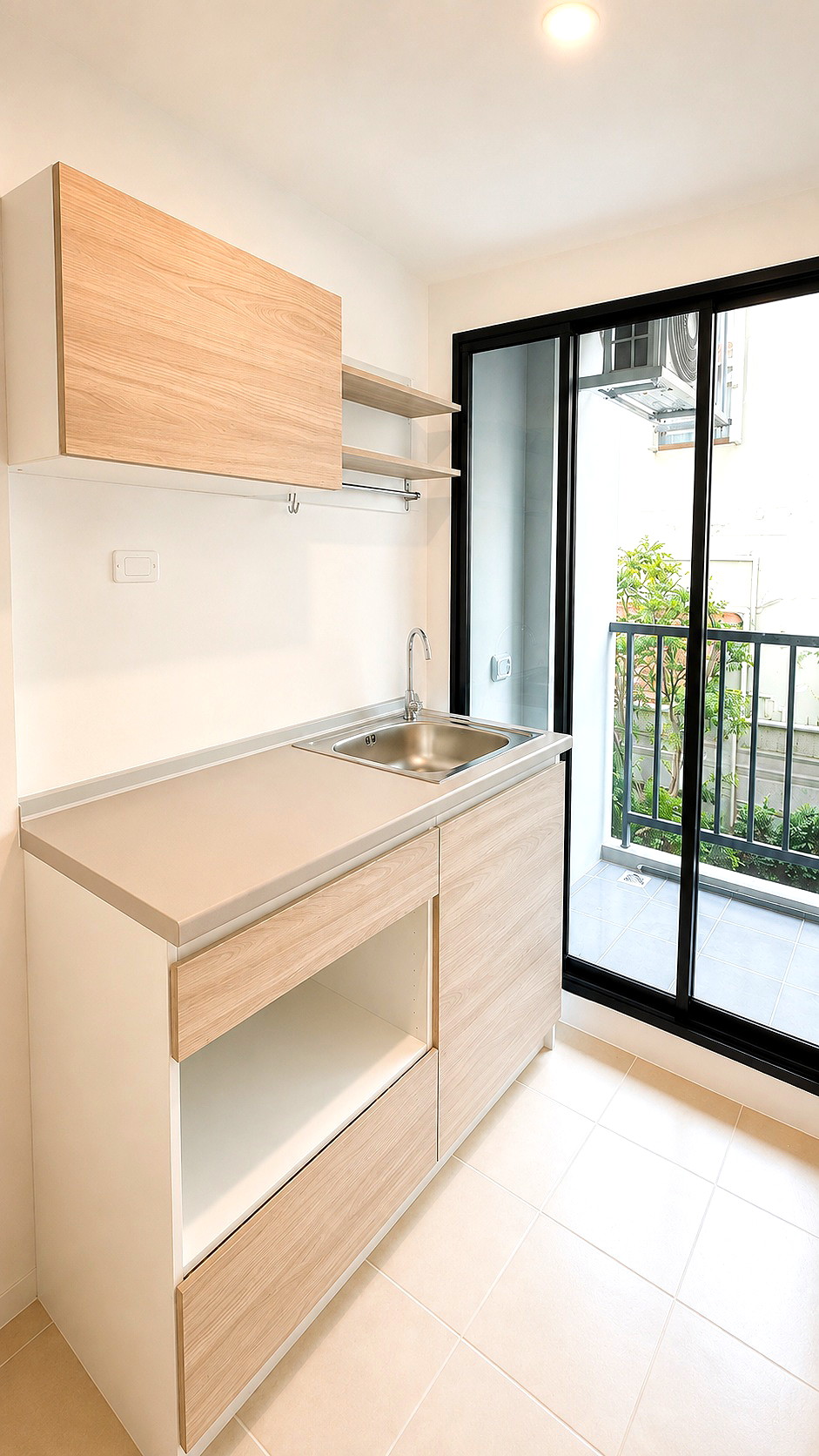 Pictures of Newly furnished room, conveniently located near BTS & MRT Samrong Station  just one stop to Siam.  14/15